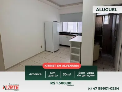 com 1 Quarto para alugar, 30m² no América, Joinville