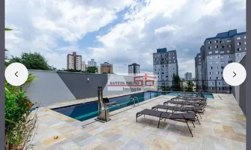 Apartamento com 2 Quartos para alugar, 36m² no Moinho Velho, São Paulo