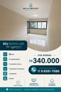 Apartamento com 2 Quartos à venda, 85m² no Jardim Celeste, São Paulo