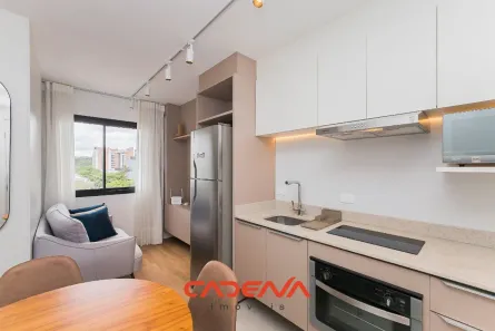 Apartamento com 1 Quarto para alugar, 22m² no Mercês, Curitiba