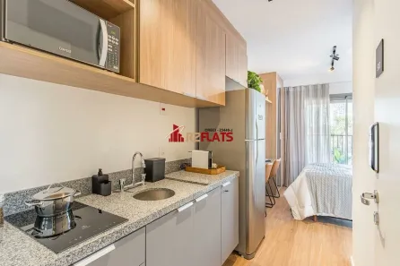 Flat com 1 Quarto para alugar, 22m² no Água Branca, São Paulo