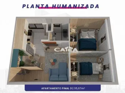 Apartamento com 2 Quartos à venda, 38m² no Vila Santana, São Paulo