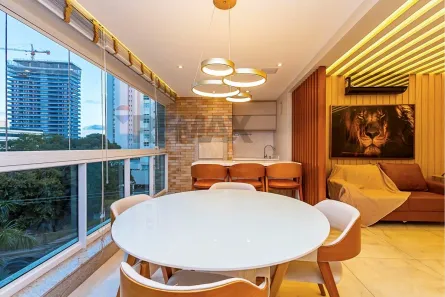 Apartamento com 3 Quartos para alugar, 129m² no Mossunguê, Curitiba