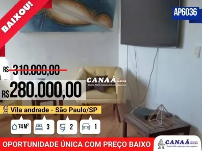Apartamento com 3 Quartos à venda, 74m² no Jardim Parque Morumbi, São Paulo