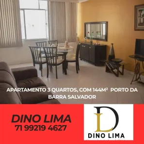Apartamento com 3 Quartos à venda, 144m² no Barra, Salvador