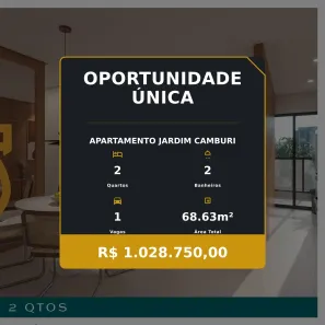 Apartamento com 2 Quartos à venda, 68m² no Jardim Camburi, Vitória