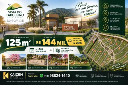 Lote/Terreno à venda, 125m² no Guarda do Cubatão, Palhoça