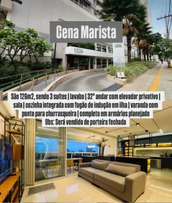 Apartamento com 3 Quartos à venda, 126m² no Setor Marista, Goiânia