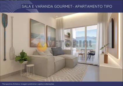 Apartamento com 2 Quartos à venda, 71m² no Balneário Gardem Mar, Caraguatatuba