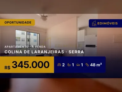 Apartamento com 2 Quartos à venda, 48m² no Colina de Laranjeiras, Serra