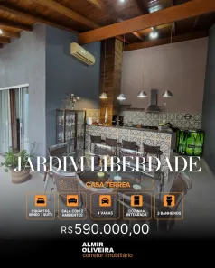 Casa com 3 Quartos à venda, 214m² no Jardim Liberdade, Sertãozinho