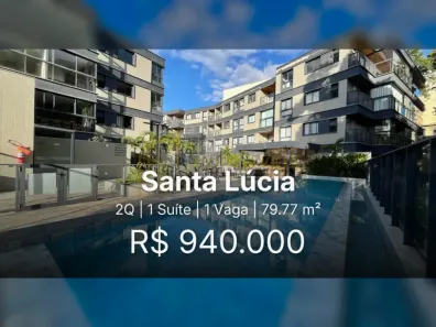 Apartamento com 2 Quartos à venda, 79m² no Santa Lúcia, Vitória