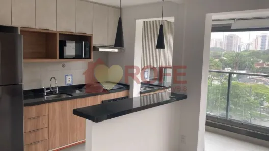 Apartamento com 1 Quarto para alugar, 38m² no Brooklin Paulista, São Paulo