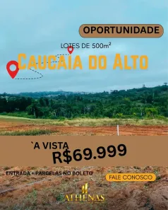 Lote/Terreno à venda, 500m² no Chácara Tropical (Caucaia do Alto), Cotia