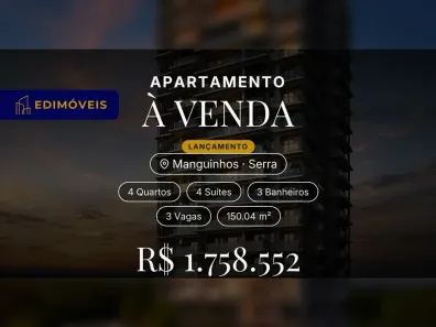 Apartamento com 4 Quartos à venda, 150m² no Manguinhos, Serra