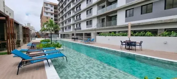 Flat com 1 Quarto à venda, 37m² no Ponta de Campina, Cabedelo