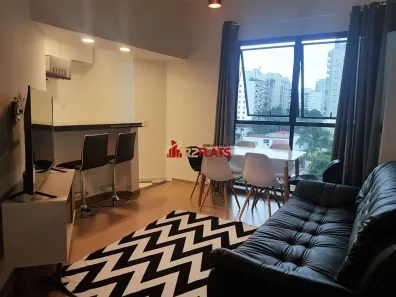 Flat com 1 Quarto para alugar, 35m² no Moema, São Paulo
