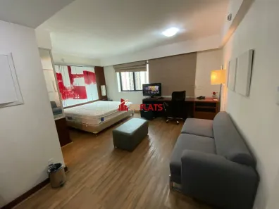 Apartamento com 1 Quarto para alugar, 27m² no Indianópolis, São Paulo
