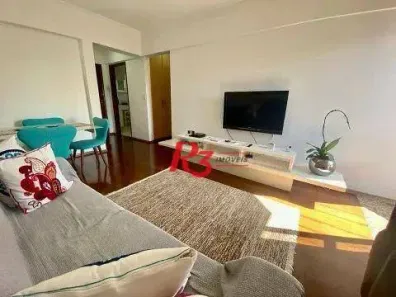 Apartamento com 1 Quarto para alugar, 57m² no Ponta da Praia, Santos