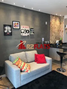 Apartamento com 1 Quarto para alugar, 40m² no Santo Amaro, São Paulo