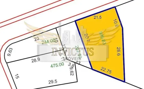 à venda, 599m² no Vila Alzira, Santo André