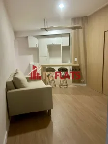 Flat com 1 Quarto para alugar, 37m² no Indianópolis, São Paulo