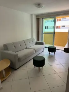 Apartamento com 1 Quarto para alugar, 43m² no Cabo Branco, João Pessoa
