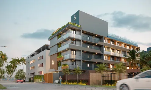 Apartamento com 1 Quarto à venda, 48m² no Cabo Branco, João Pessoa