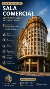 Sala Comercial para alugar, 67m² no Centro, Rio de Janeiro