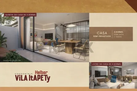 Casa de Condomínio com 3 Quartos à venda, 92m² no Vila Suissa, Mogi das Cruzes