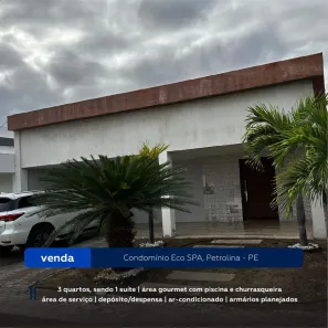 Casa de Condomínio com 3 Quartos à venda, 10m² no Carneiro, Petrolina