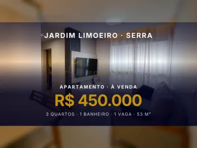 Apartamento com 3 Quartos à venda, 53m² no Jardim Limoeiro, Serra