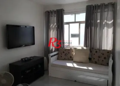 Apartamento com 1 Quarto para alugar, 50m² no Boqueirão, Santos