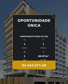 Apartamento com 1 Quarto à venda, 46m² no Praia do Suá, Vitória