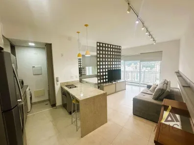 Apartamento com 1 Quarto para alugar, 55m² no Gonzaga, Santos