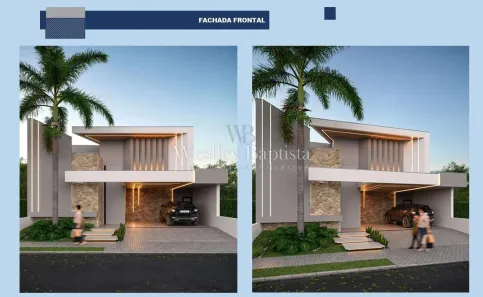 Casa de Condomínio com 3 Quartos à venda, 183m² no Quinta do Lago - Lac Léman, São José do Rio Preto