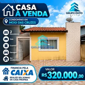 Casa de Condomínio com 1 Quarto à venda, 125m² no Conjunto Bom Pastor, Mogi das Cruzes