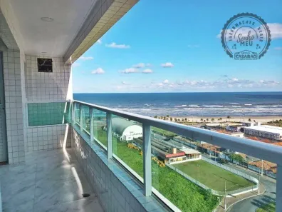 Apartamento com 2 Quartos para alugar, 77m² no Mirim, Praia Grande