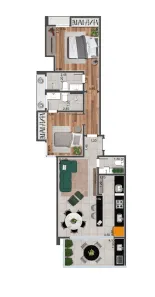 Apartamento com 2 Quartos à venda, 72m² no Bom Pastor, Juiz de Fora