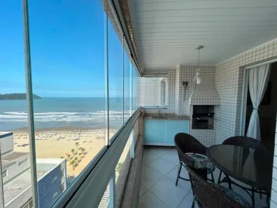 Apartamento com 3 Quartos para alugar, 143m² no Boqueirão, Praia Grande