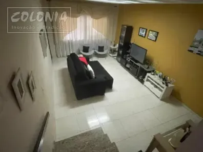 Sobrado com 3 Quartos à venda, 243m² no Vila Scarpelli, Santo André