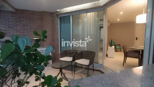 Apartamento com 1 Quarto para alugar, 45m² no Pompéia, Santos