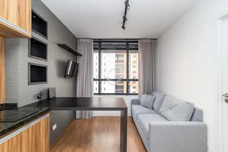 Apartamento com 1 Quarto para alugar, 30m² no Centro, Curitiba