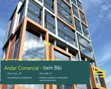 Imóvel Comercial para alugar, 680m² no Itaim Bibi, São Paulo