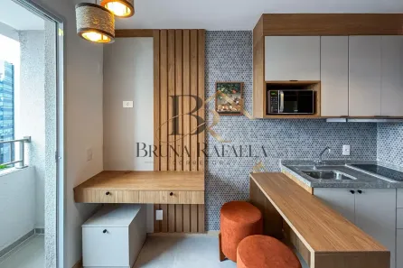 Apartamento com 1 Quarto para alugar, 24m² no Pinheiros, São Paulo