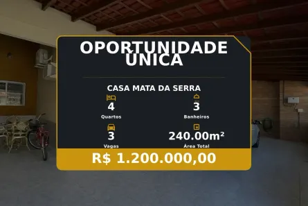 Casa com 4 Quartos à venda, 240m² no Mata da Serra, Serra