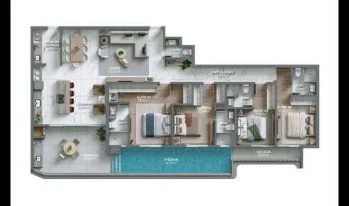 Cobertura com 4 Quartos à venda, 185m² no Canto Grande, Bombinhas