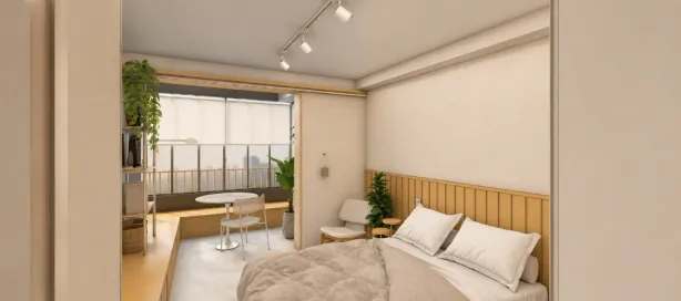 Apartamento com 1 Quarto para alugar, 25m² no Pinheiros, São Paulo