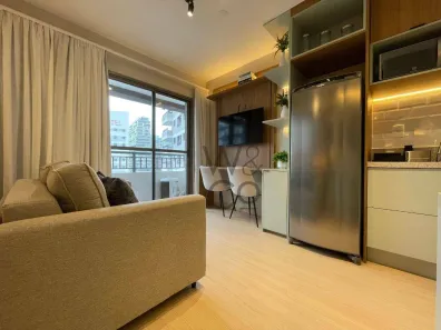 Apartamento com 1 Quarto para alugar, 25m² no Vila Nova Conceição, São Paulo