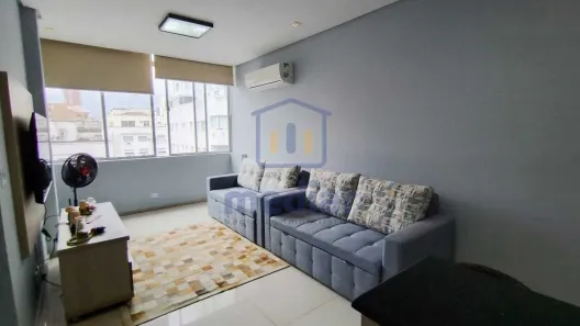 Apartamento com 1 Quarto à venda, 52m² no Gonzaga, Santos